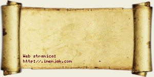 Anđela Bojović vizit kartica